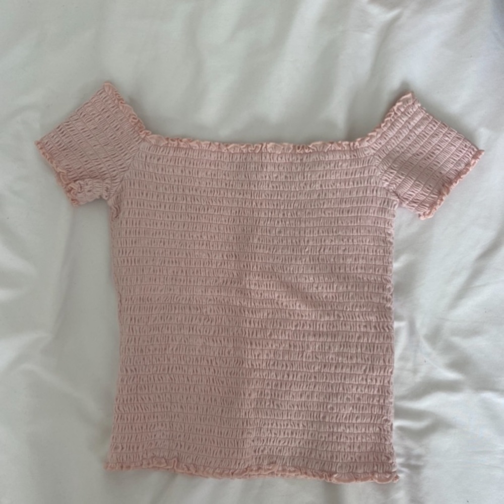 Hollister Ruched Off the Shoulder Top